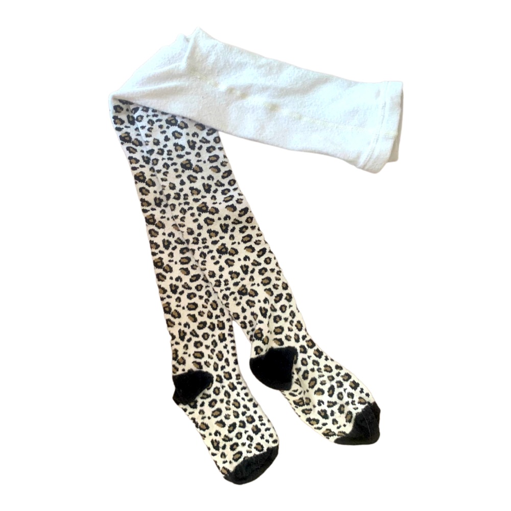 COUNTRY KIDS Boutique Leopard Tights - Size 3-5